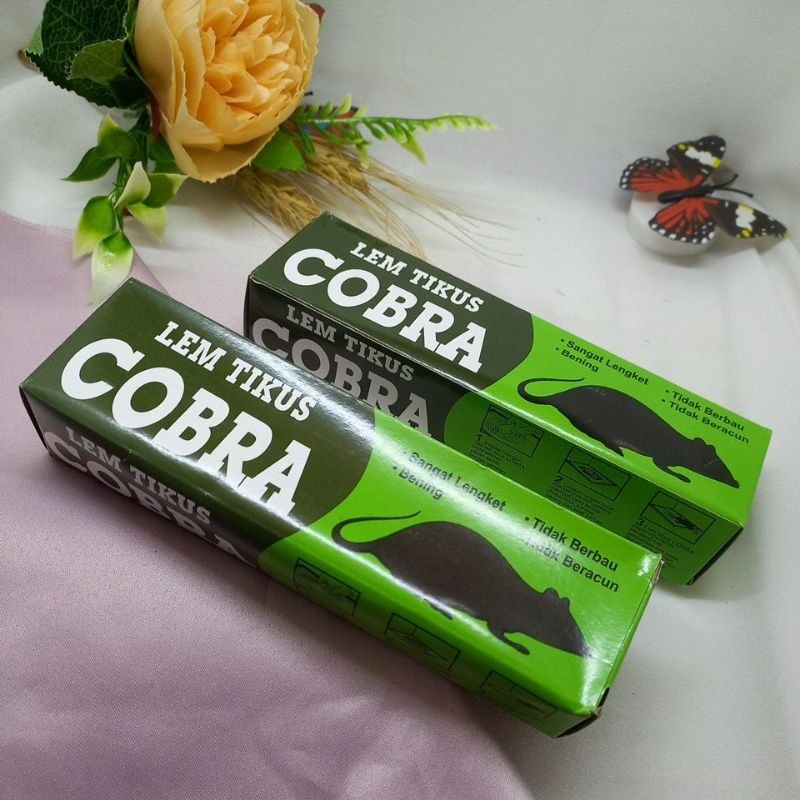 Lem Tikus Cobra Lem Tikus Sangat Lengket Ampuh Basmi Tikus Ecer Satuan / COBRA Lem Tikus / Lem Perangkap Jebakan Tikus / Mouse Glue