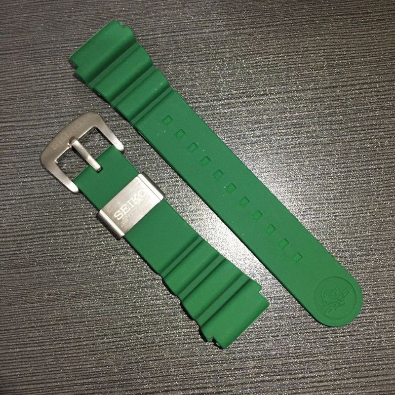 STRAP TALI JAM RUBBER/KARET SEIKO Silicone Tali Jam Tangan Seiko Diver 22mm warna lengkap