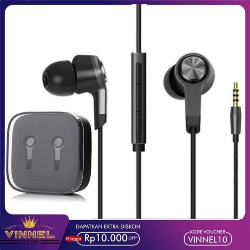 Headset Xiaomi Pro HIRES Original 100% Jack Audio 3.5mm + Earphone MI 3rd Edition Ori 100%