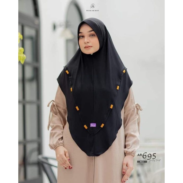 Hijab Arrafi 695 kerudung bergo jumbo terbaru