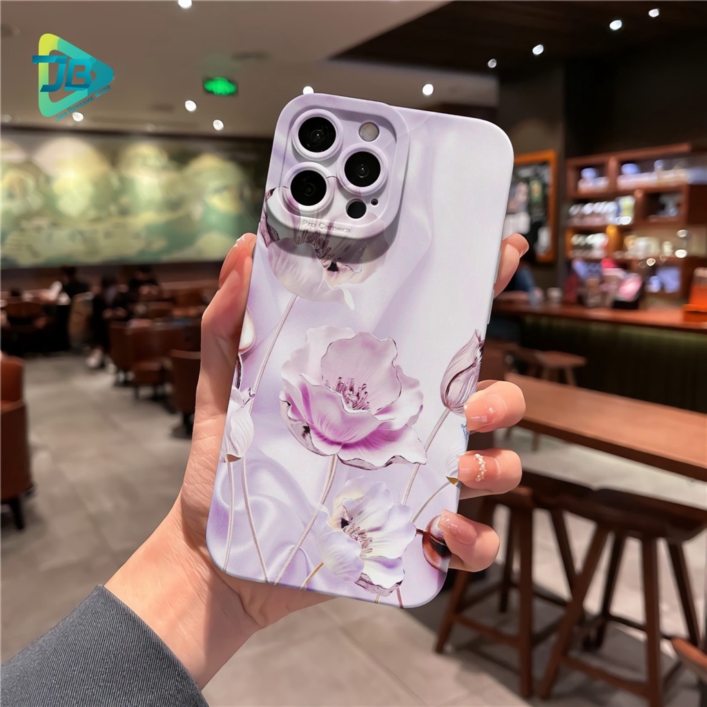 CUSTOM CASE SOFTCASE SILIKON PROCAMERA 3D FLOWERS CUSTOM OPPO REALME VIVO XIAOMI SAMSUNG INFINIX IPHONE FOR ALL TYPE JB6185