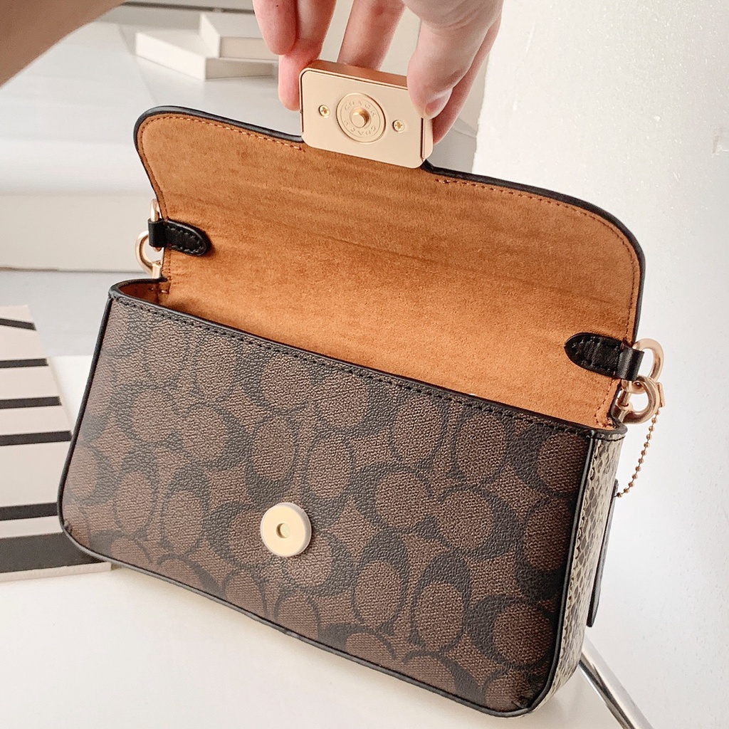 TAS WOMEN TAS SELEMPANG WANITA MINI GRACE CROSSBODY IN SIGNATURE CANVAS CC033 CC058