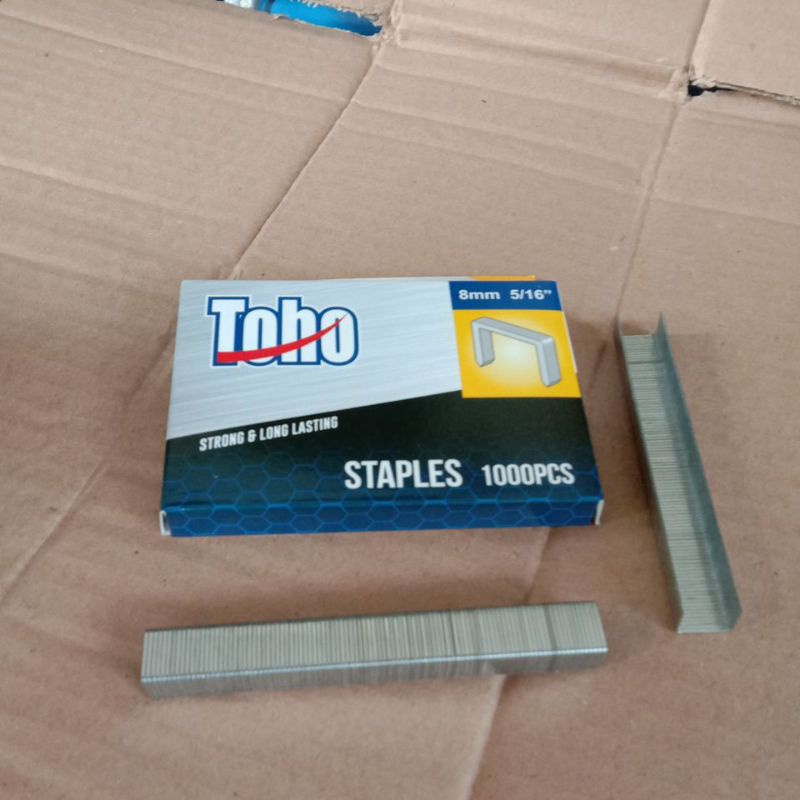 

Isi Staples Tembak / Isi Steples Toho 8Mm / Refil Hekter Ori Toho 5/16