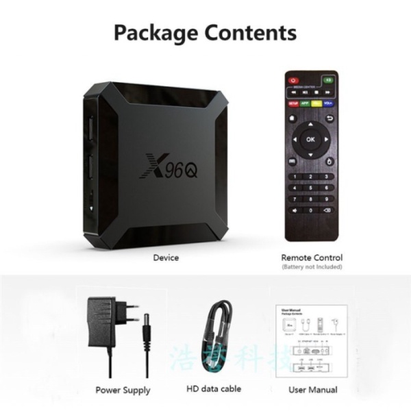 Erza X96Q TV Box Android 10 STB Android H313 QuadCore 4K 2.4G - X96Q 2Gb 16Gb Diskon