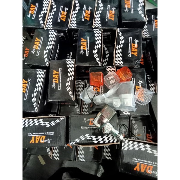 SEIN PALU BULAT RITING PALU KOTAK KACA HITAM SMOKE MIKA HITAM SMOKE MERK DAY