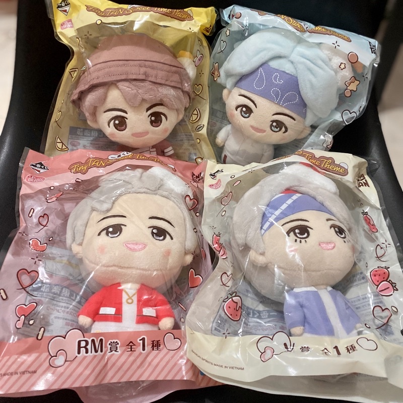 READY OFFICIAL BTS Limited TinyTan Ichiban Kuji “Sweet Time Theme” Plush Doll Boneka
