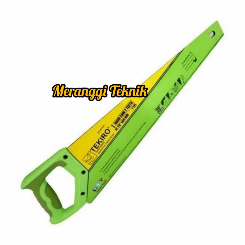 id3494 Gergaji tangan Tekiro 20" 20 inchi gergaji kayu 2 mata