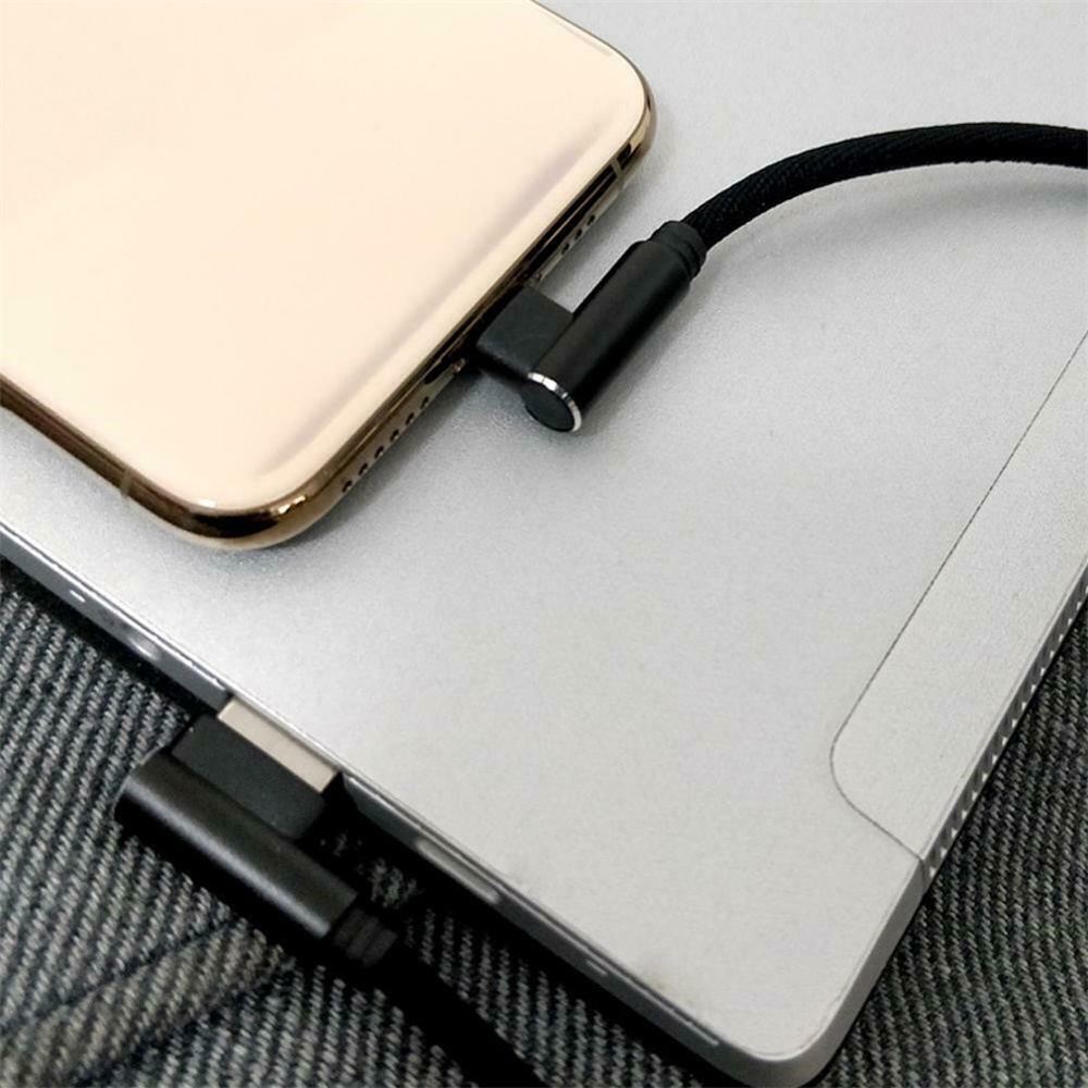 Kabel data / Charger Usb Tipe-c fast charging Bahan aluminum Untuk Android