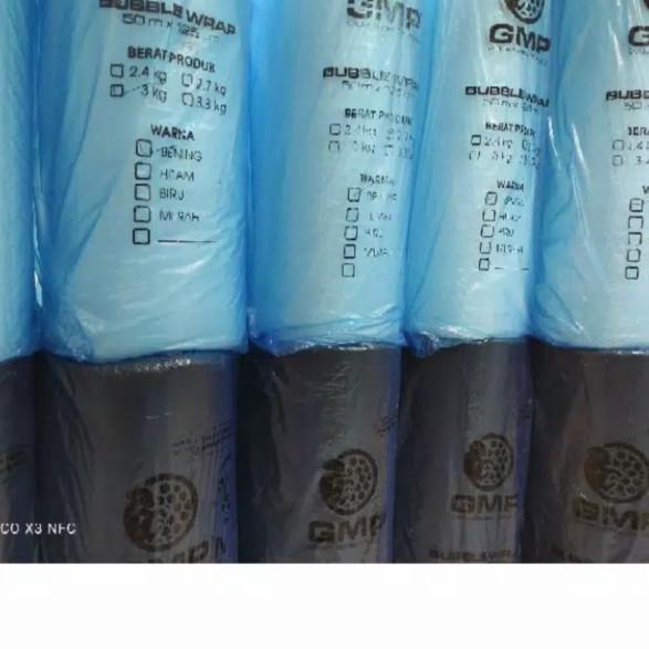 

BUBBLE WRAP GMP 2.7KG UKURAN 50M X 125CM (Persis 3KG) - Putih