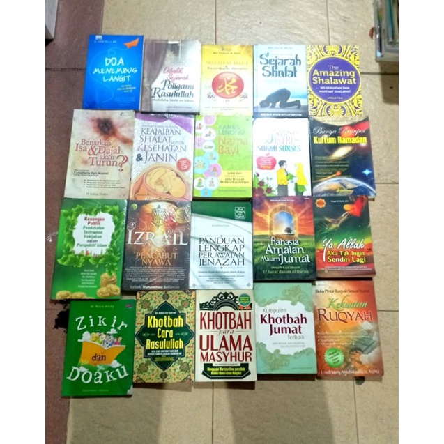 (OBRAL ) BUKU MURAH / BACAAN ISLAMI / MOTIVASI ISLAMI / AGAMA ISLAM / BACAAN ISLAM / INSPIRASI ISLAM