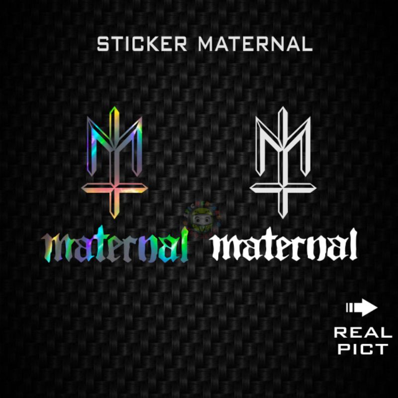 Sticker maternal cuting stiker logo