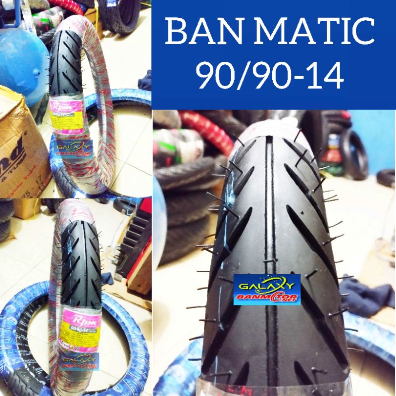 BAN MONTOR MATIC 90/90-14 ban Montor honda beat vario mio spin scupy fino xeon spin ban luar ring 14