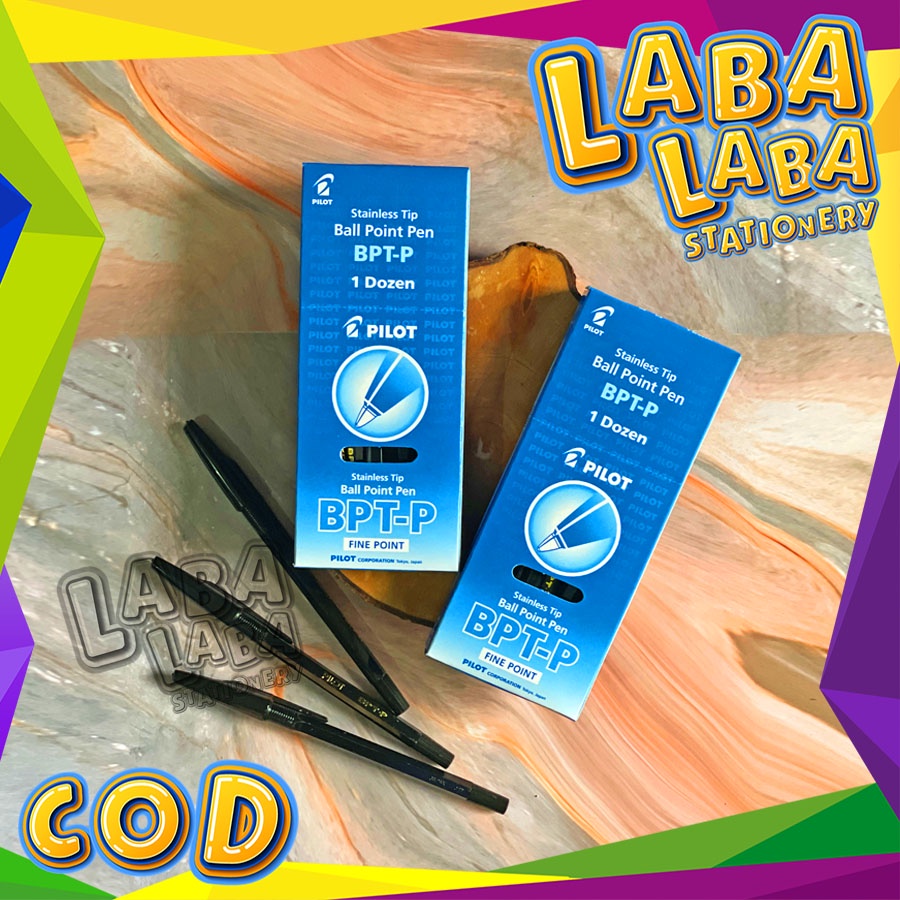 

LabaLabaStationery Pen Pilot BPTP / BPT-P Asli ORIGINAL (12 PCS)