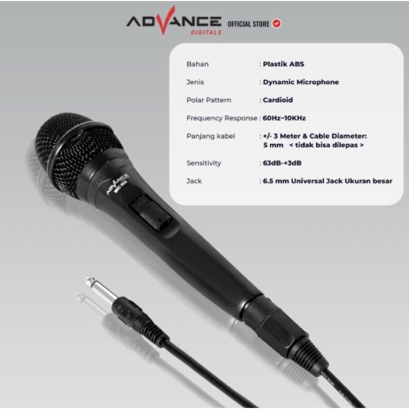 Advance MIC 885 Original
