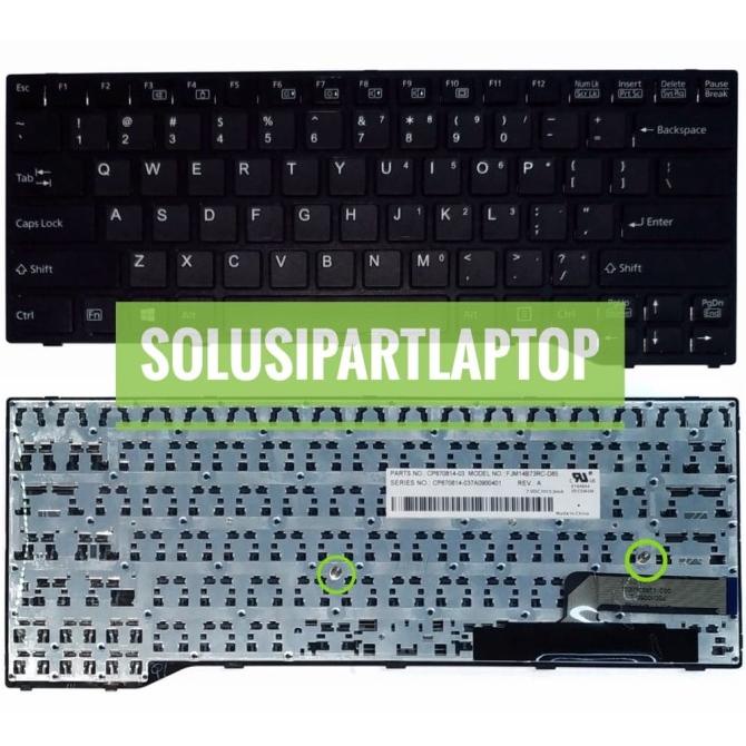 Keyboard Fujitsu Lifebook E544 E733 E734 E743 E746 U745 Frame