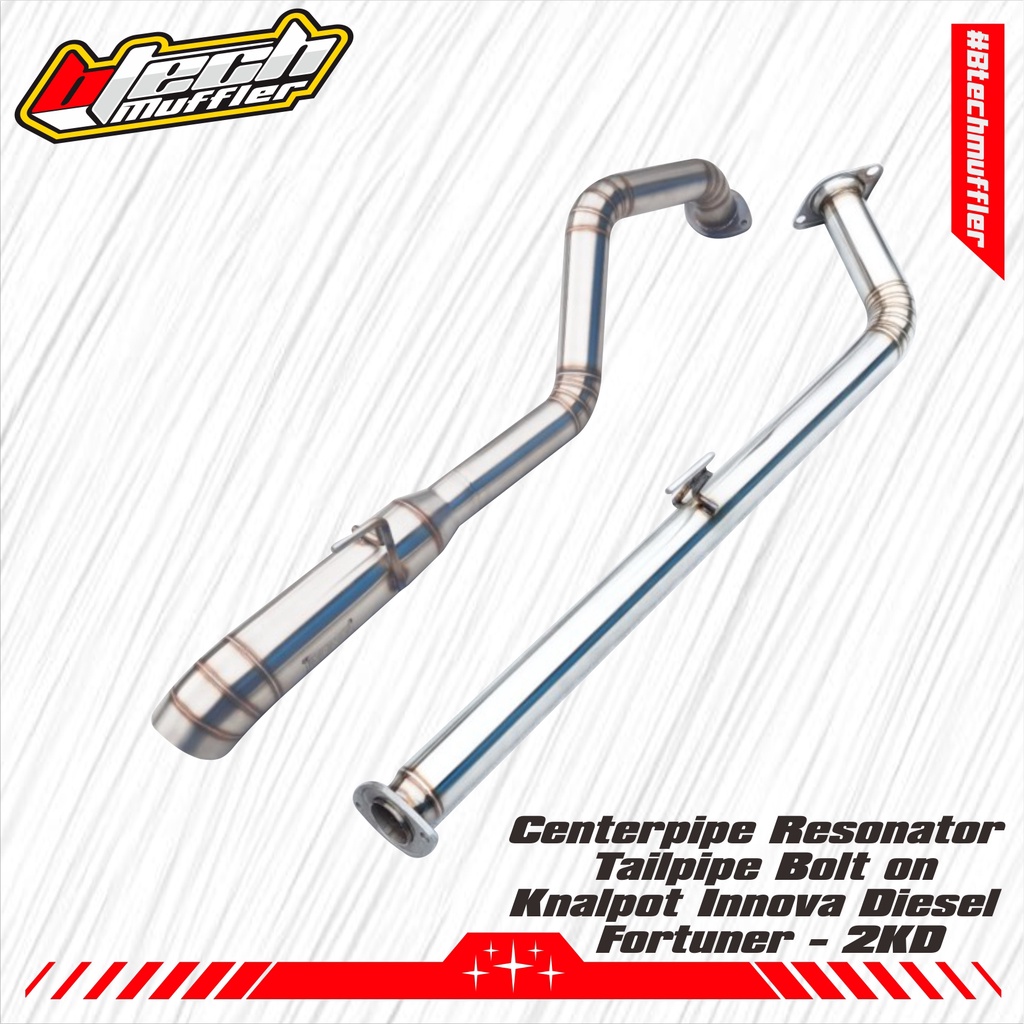 Jual Centerpipe Resonator Tailpipe Bolt on Knalpot Innova Diesel