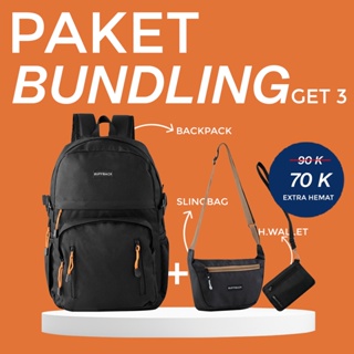 Buffback Bundling - Backpack - Slingbag - Hanging Wallet