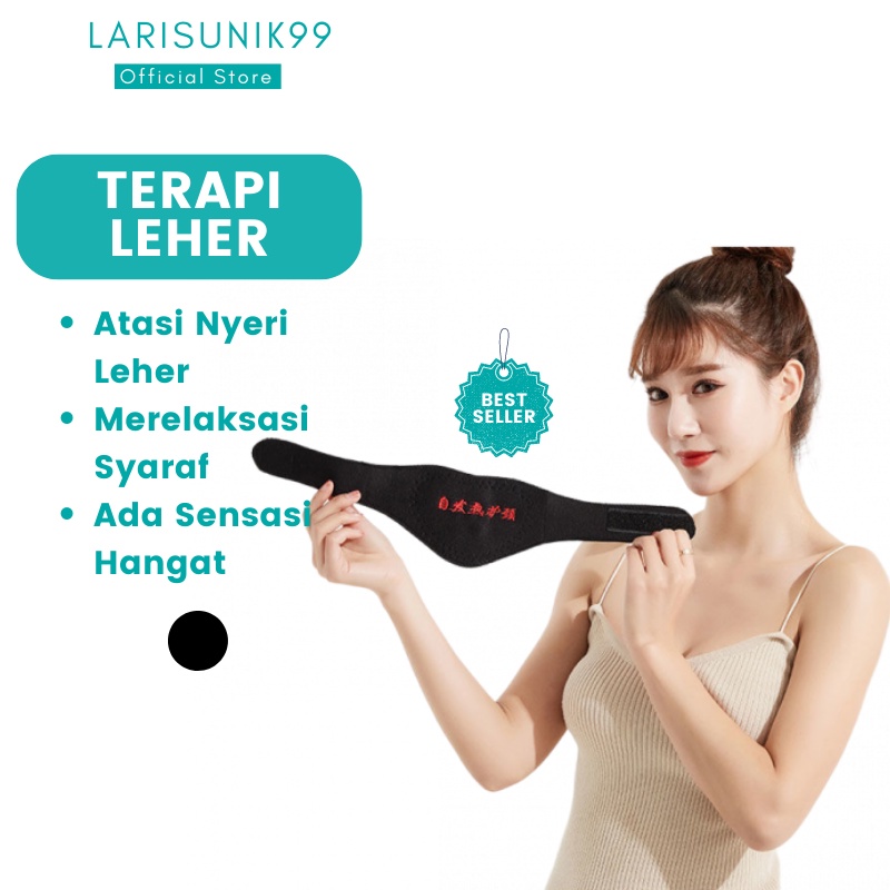 Sabuk Leher Magnetic Alat Terapi Koyo Leher Melancarkan Peredaran Darah Sabuk Terapi