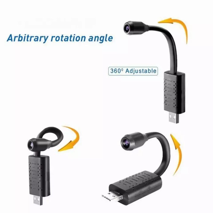 Smart Mini Camera V380 Wifi Usb Ip Camera - Spy Camera Usb Flexible
