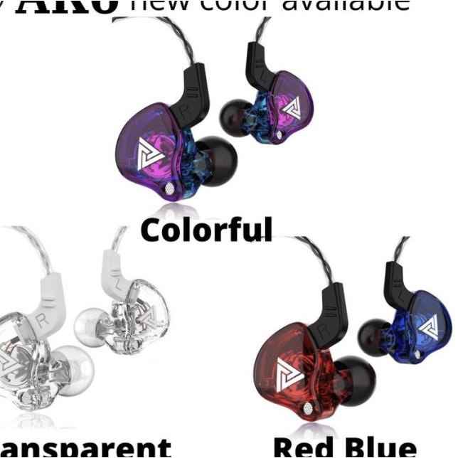 QKZ AK6 Sport Earphone with Mic - Colorful