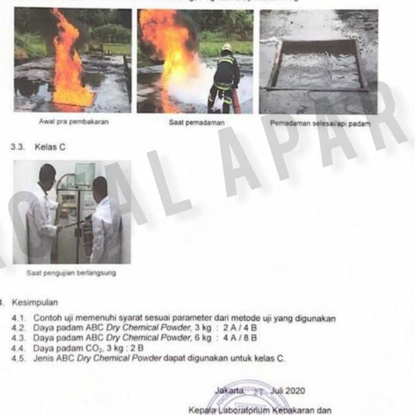 APAR 3 Kg / Alat Pemadam Api 3 Kg