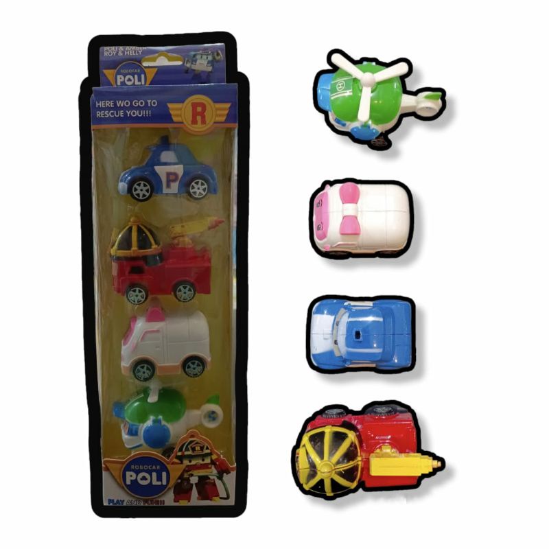 ROBOCAR POLI 4PCS/DUS 9B