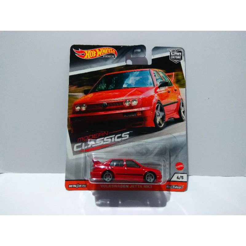 hotwheels vokkswagen jetta mk3 modern classic premium