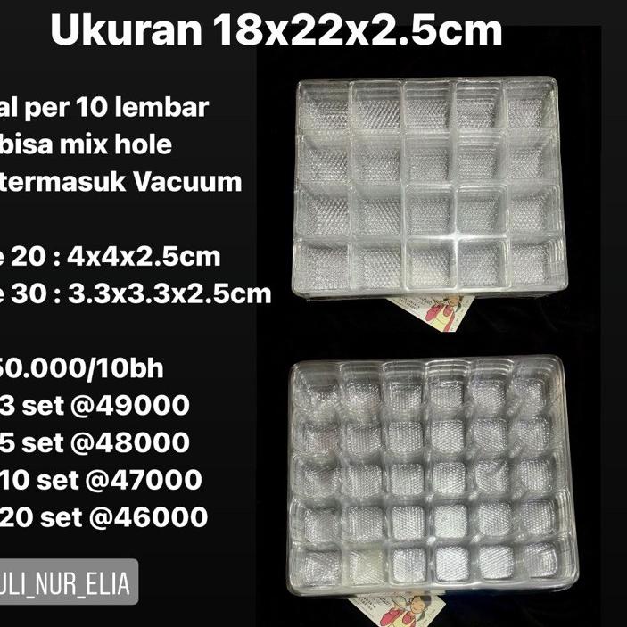 

Mika Sekat Nastar/Brownies Uk 18x22x2.5cm per 10 lembar