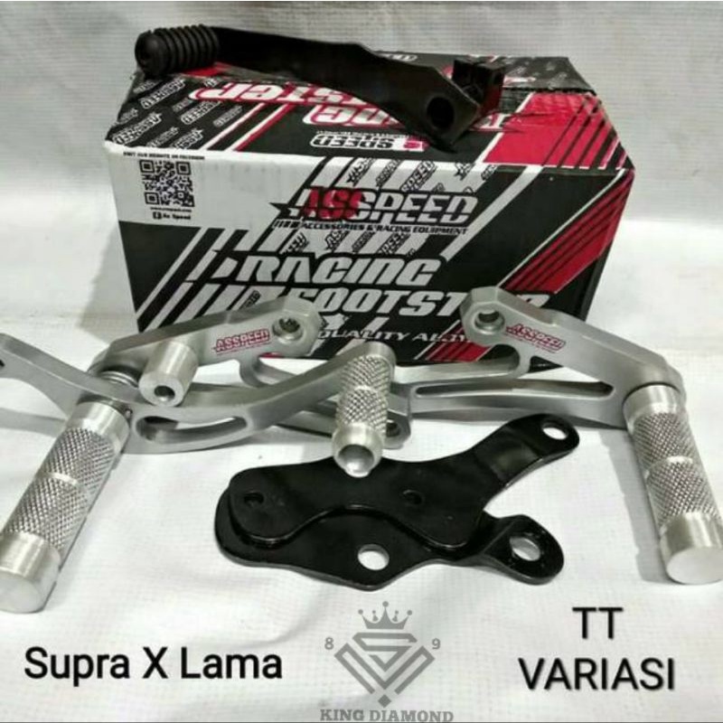 Foot step Underbone AS SPEED Supura x/ karisma /Suprax 125 dd/Jupiter z/FIZR/Shogun /RX king