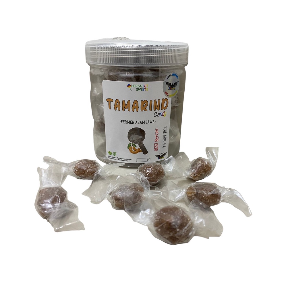 

Herbalist Sweets Tamarind Candy atau Permen Asem Jawa Bonbon 200g