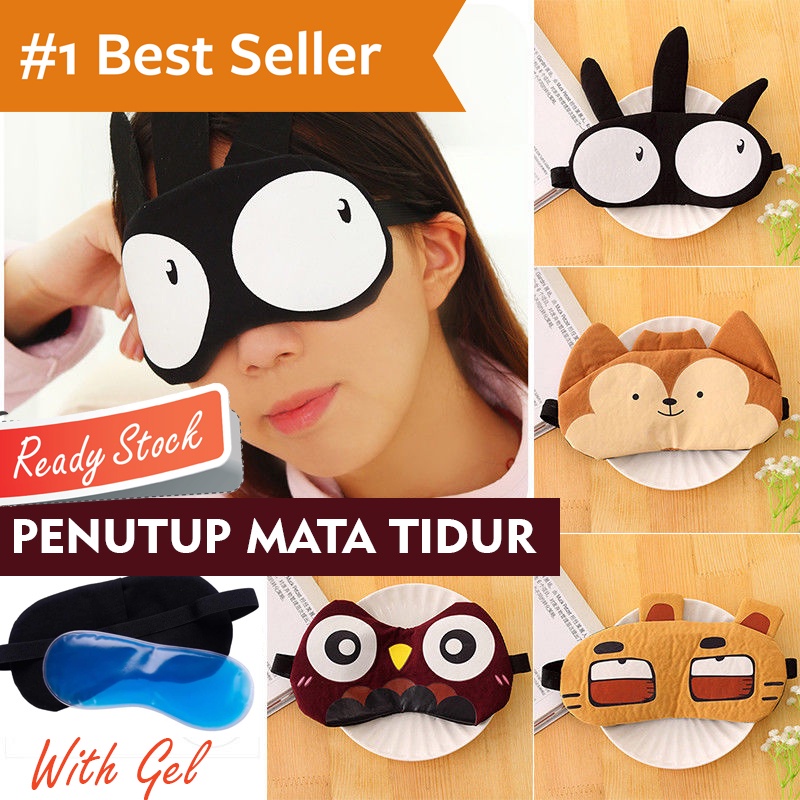 Jual Sleeping Mask Penutup Mata Motif Cute Eye Mask Sleep Goggles ...