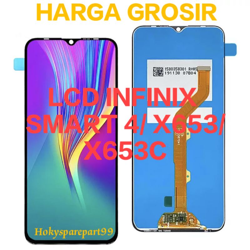 LCD TOUCHSCREEN INFINIX SMART 4 X653 X653C FULLSET ORIGINAL OEM, Lcd Touchscreen Infinix smart 4 X65