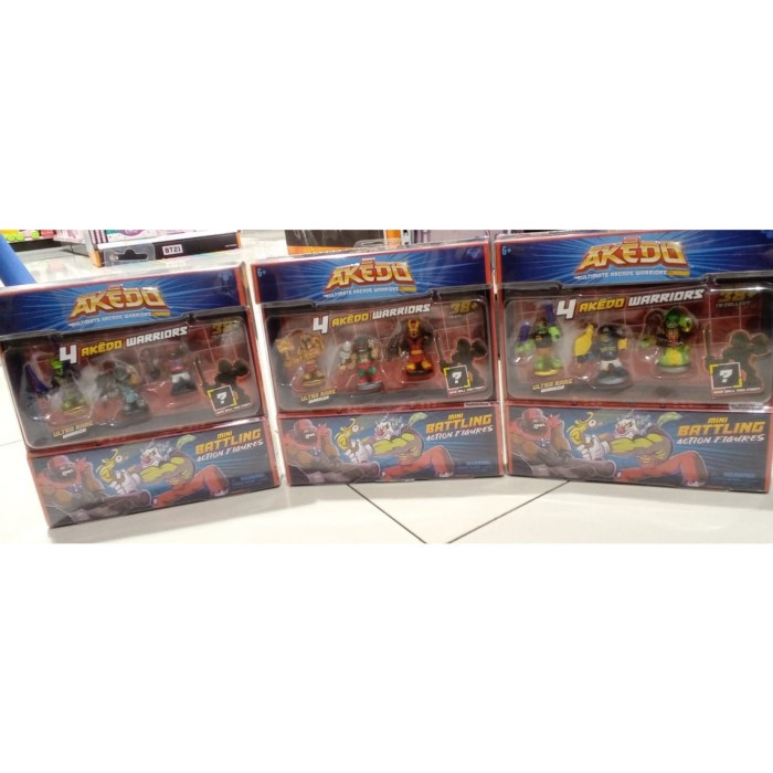 Sale Mainan: Akedo Ultimate Arcade Warriors 4 Akedo Warriors Figure