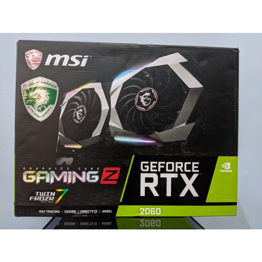 Jual Msi Geforce Rtx 2060 Gaming Z 6gb Gddr6 Shopee Indonesia