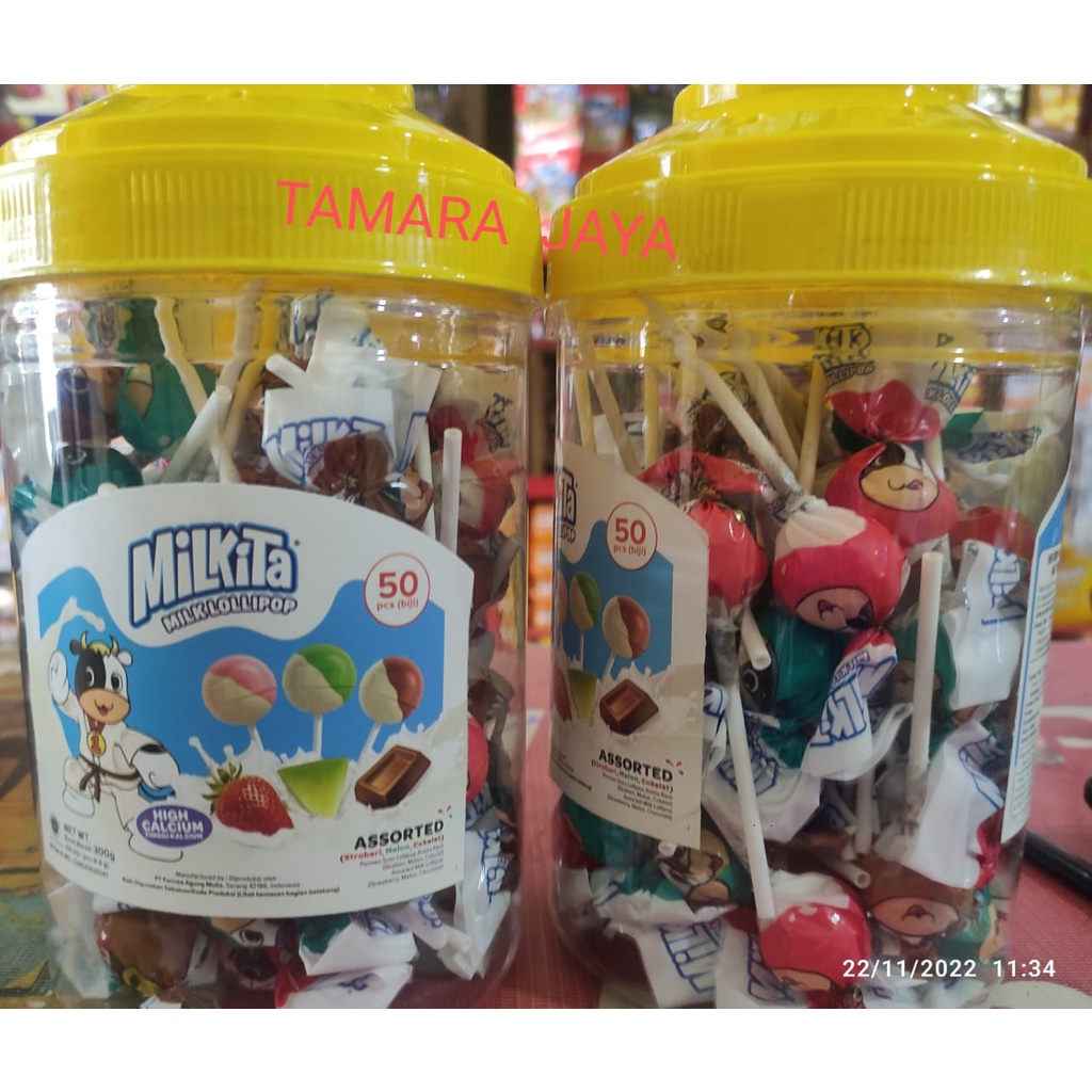 

Permen Milkita Toples isi 30 Pcs ( Harga 1 Toples )