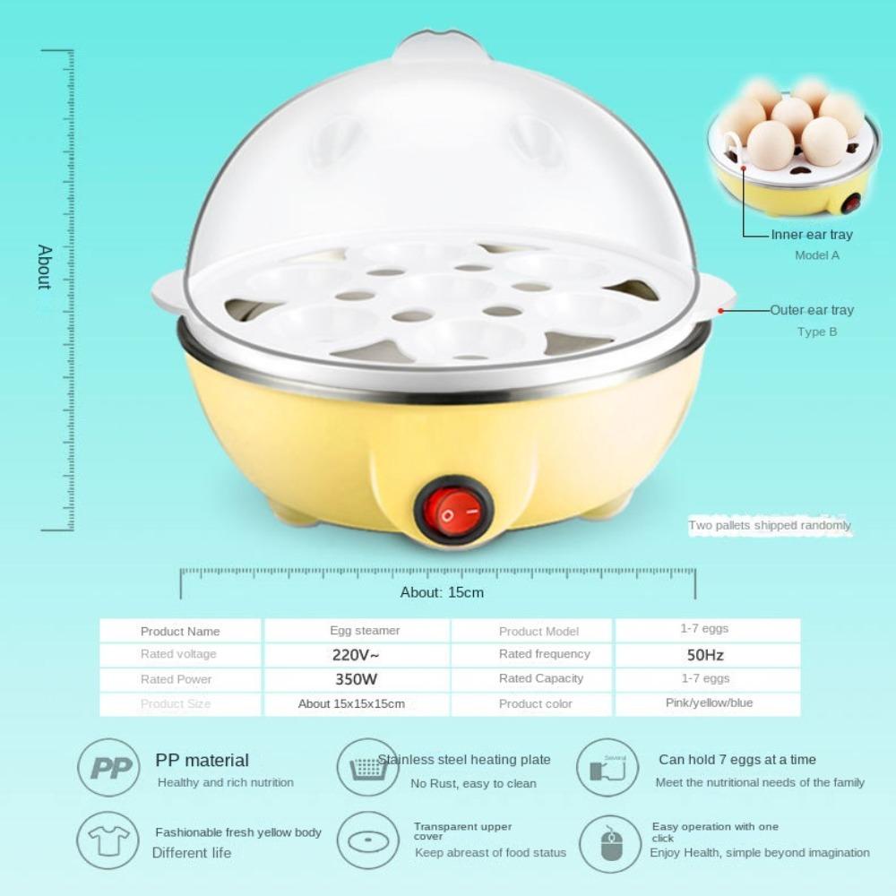 Preva Egg Cooker Alat Masak Rumah Tangga Auto-Off Multi Fungsi Egg Steamer