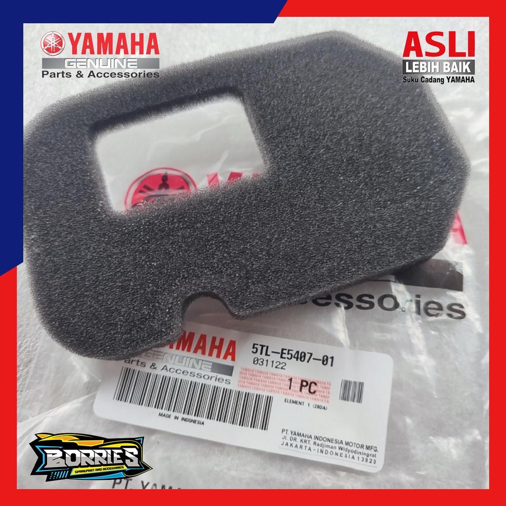 BUSA FILTER CVT MIO SPORTY DAN SMILE 5TL-E5407-01 ORIGINAL YAMAHA