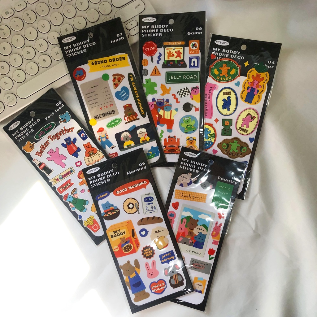 

Sticker My Buddy HP Deco Journal Bullet Bujo Scrapbook