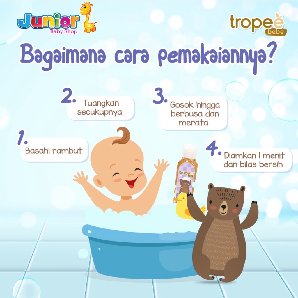 Tropee Bebe - Shampo Kemiri (Candlenut Shampoo) Refill 500ml