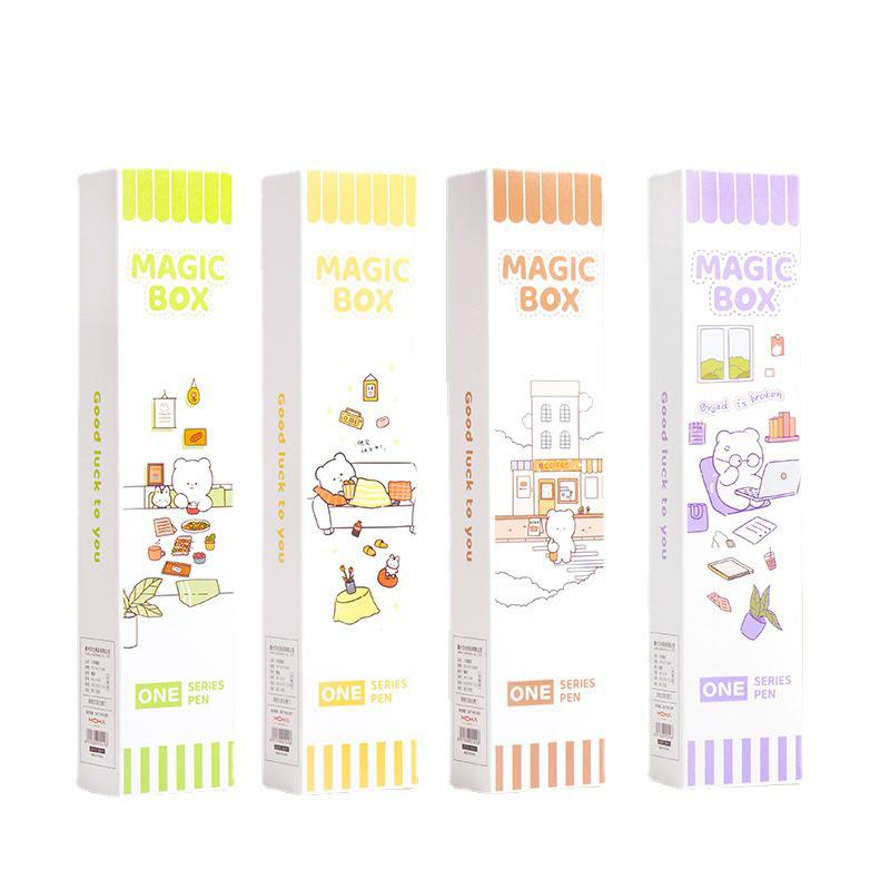 

ozozshop - Stationary Magic Box Set 5 in 1 #ST008 / Souvenir Kotak Magic Alat Tulis