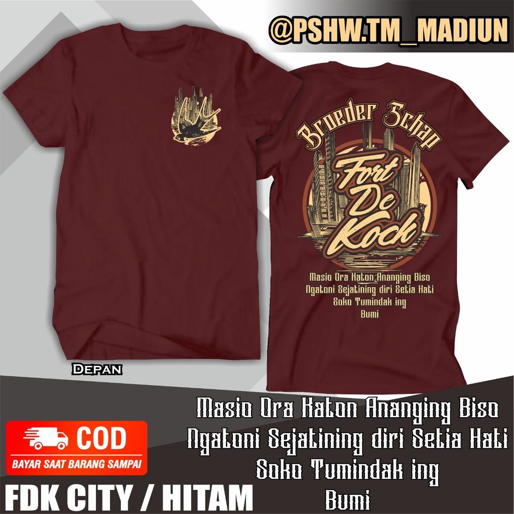 Kaos FDK CITY/KAOS STK/KAOS PSHW/STK KEREN/KAOS TERBARU