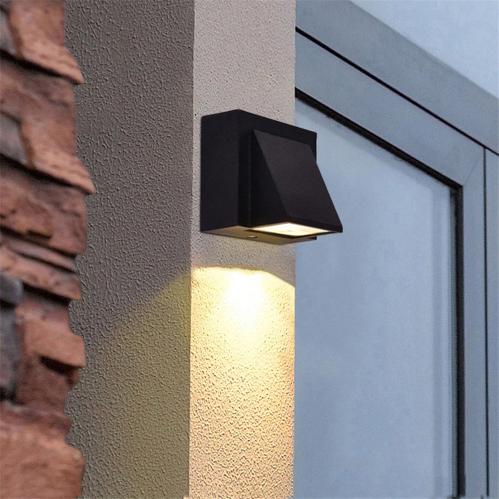 【COD】LAMPU DINDING TAMAN LED 2 ARAH X 3 WATT / WALL LIGHT OUTDOOR WATERPROOF Warm White 3W/6W