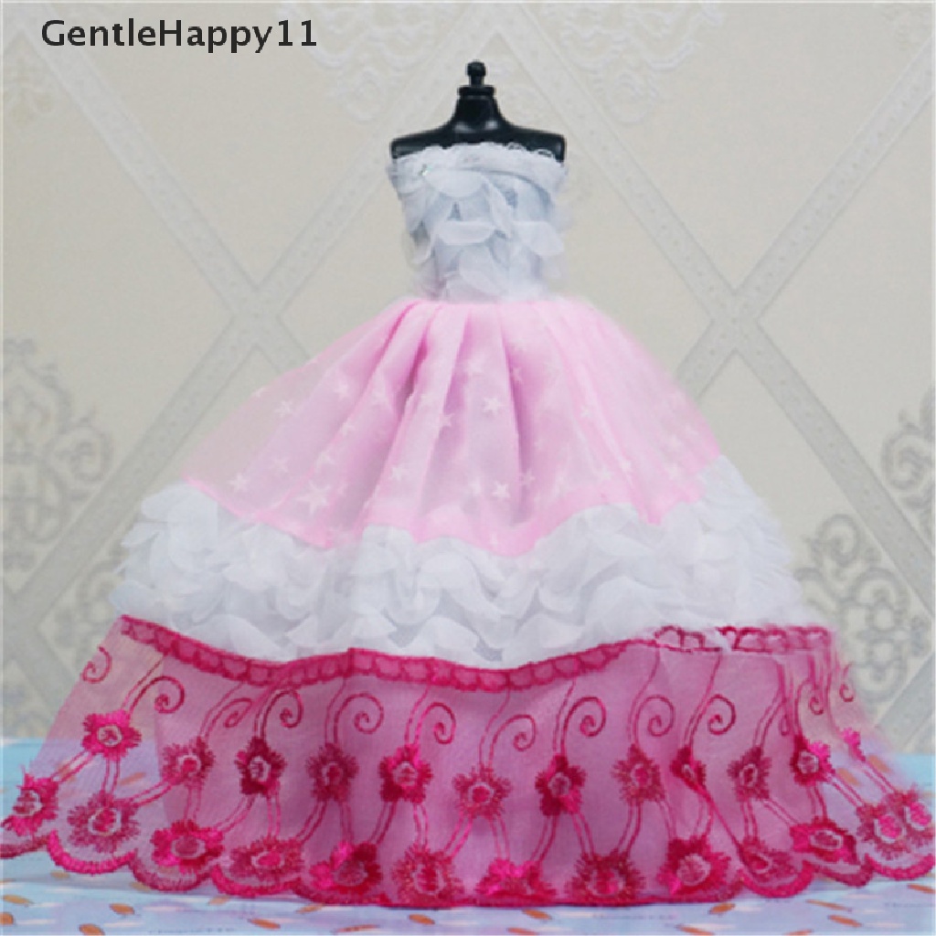 Gentlehappy Handmade Princess Wedding Party Dress Pakaian Gaun Untuk Boneka Hadiah id