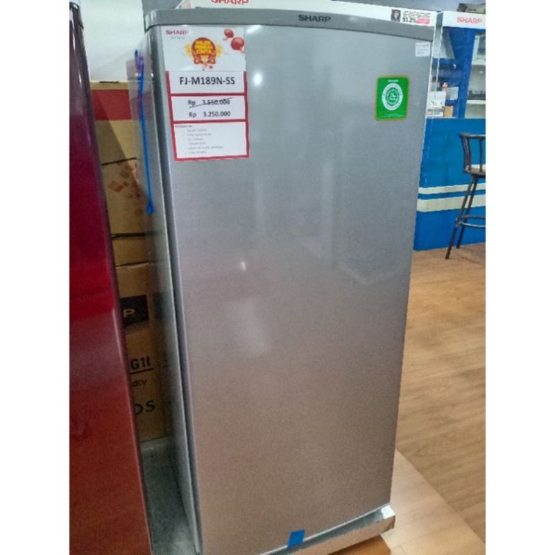 SHARP STAND FREEZER 6 rak FJM 189 NSS