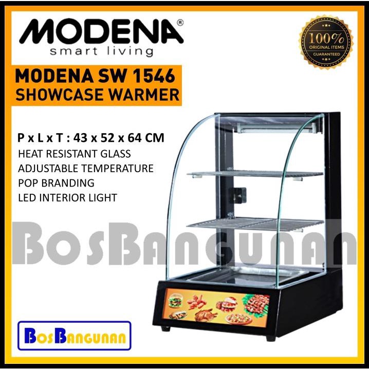Promo Showcase Warmer Modena Sw 1546 / Food Warmer Modena Sw1546
