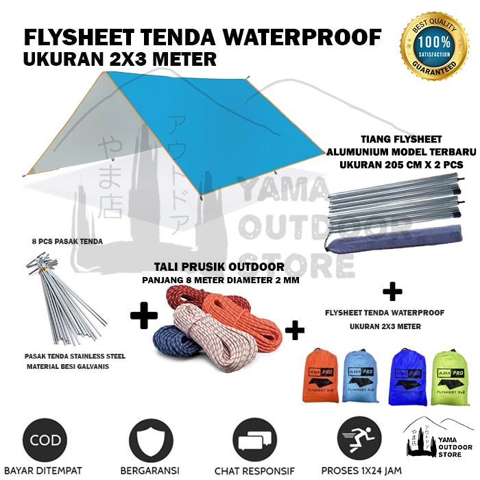 AIMPRO Flyseet tenda 2x3 3x2 METER