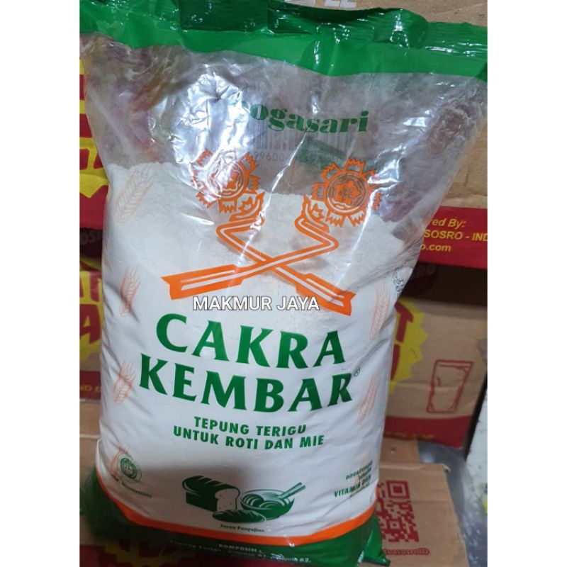 

CAKRA KEMBAR TEPUNG TERIGU Untuk Roti dan Mie BOGASARI 1kg