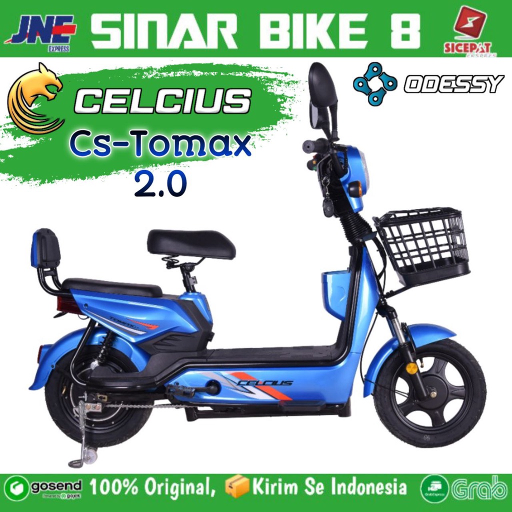 Sepeda Listrik Electric E Bike Odessy Celsius Tomax 2.0