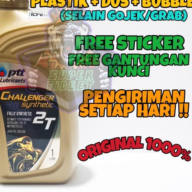 OLI SAMPING PTT CHALLENGER 2T GOLD FULL SYNTHETIC IMPOR THAILAND 1000%
