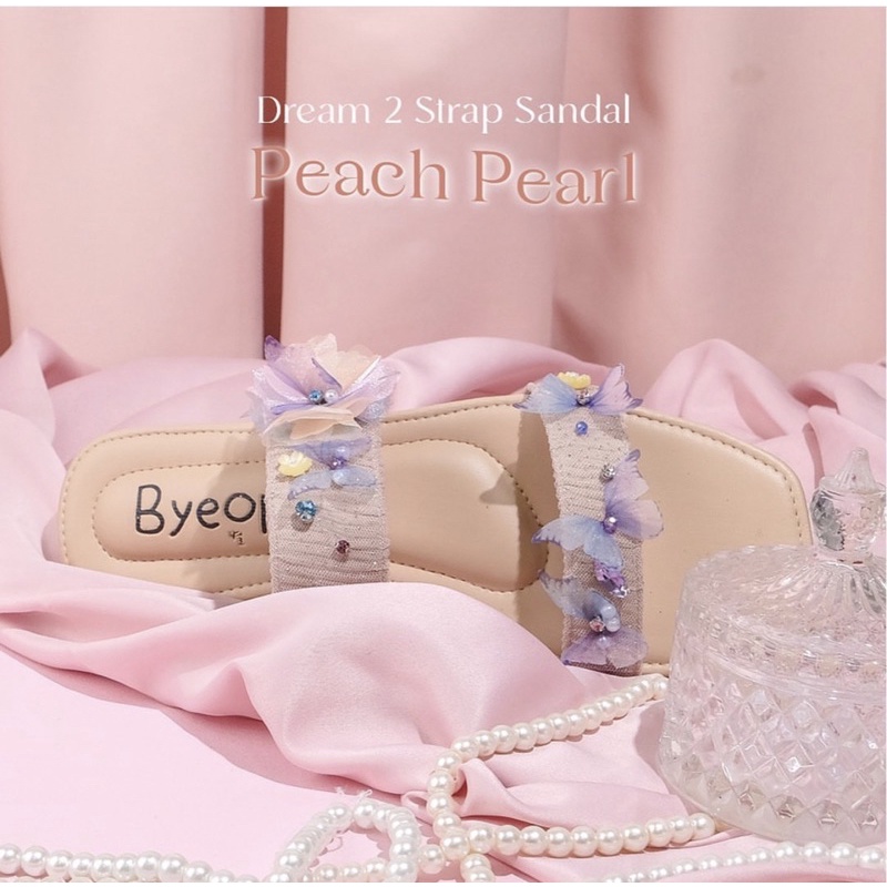 Byeol Shoes its byeol two strap Dream Vol 2 peach pearl size 39 New iklan ittaherl vbe
